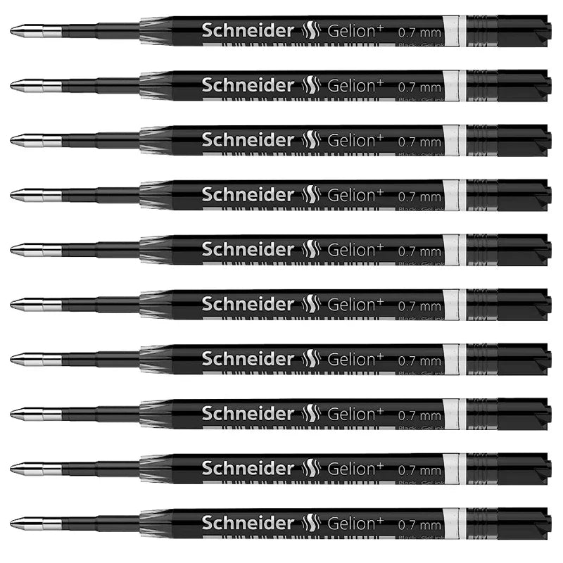 10pcs Schneider G-2 Gelion+ Gel Ink Cartridges Gel Pen Refill 0.5mm 0.7mm ISO Format G2 European Standard Office Supplies