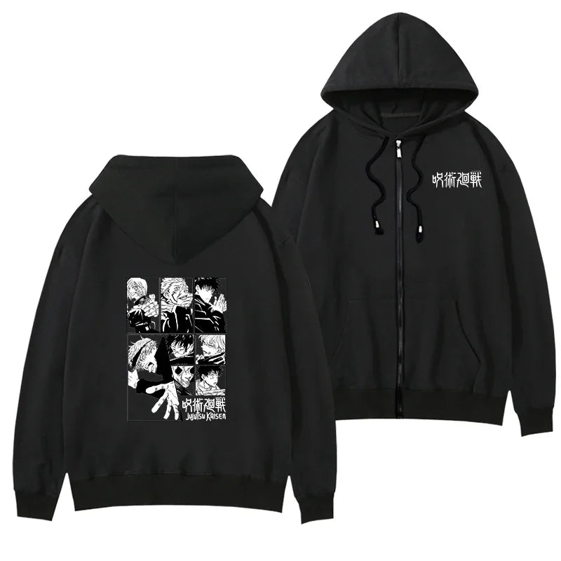 hoodie sweatshirts men hood top ryodan clothes hunter jacket with spider liquor rotating hood tee scooter hood zip-up