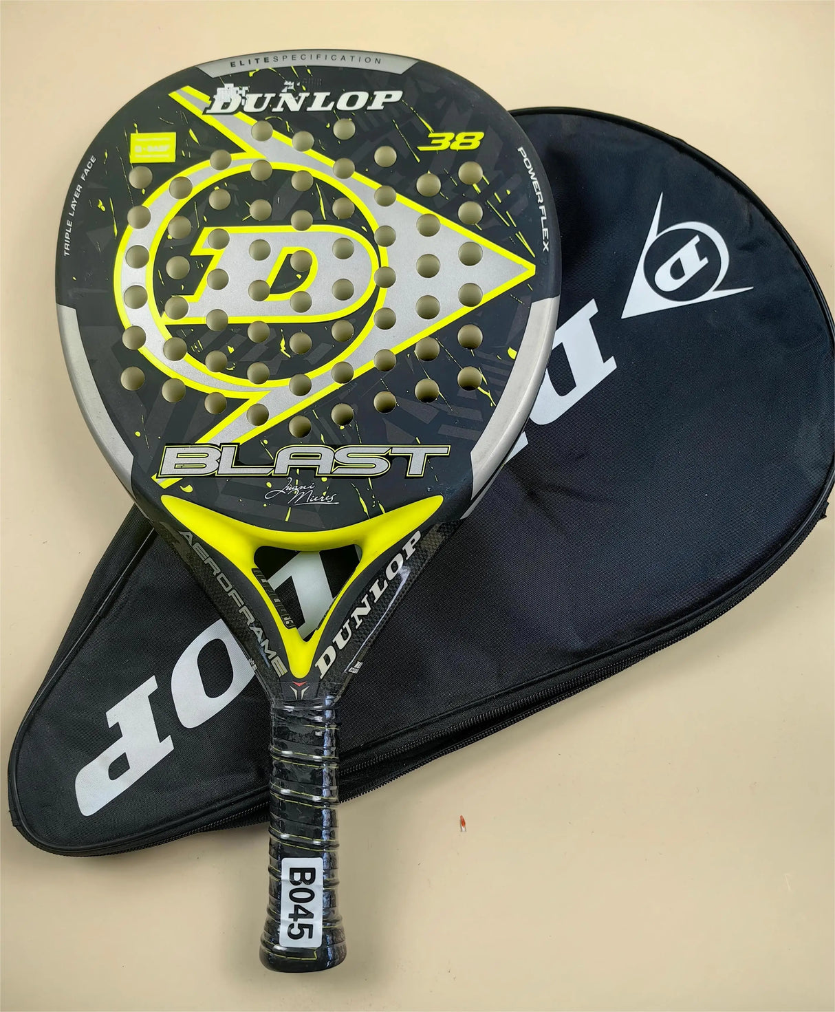 Defective Inventory Racket Pala Padel Carbon Fiber Tennis Racket Outdoor Sports Equipment for Men and Women Racket with Bag