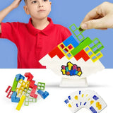 HOT Stacking Blocks Tetra Tower Balance Game Stacking Building Blocks Puzzle Board Assembly Bricks Educational Toys for Children