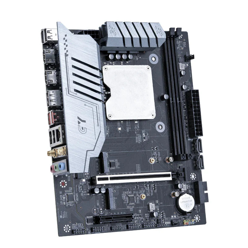 ERYING M-ATX DIY Motherboard with Onboard CPU Interpose Kit i7 13700H i7 13700H DDR4 Gaming PC Desktop Computers Assembly Set