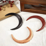 Wood Moon Crescent Shaped Hair Clip Hair Forks Ramadan Hair Decorate Barrettes Fashion for Women Girl Hairpin Hair Accessories