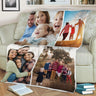 Custom Flannel Throw Blanket Personalized Photo Fleece Blankets Sofa Christmas Gift Customized DIY Print on Demand Dropshipping