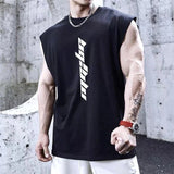 NEW Bodybuilding Sports Tank Tops Men Gyms Fitness Workout Sleeveless Shirt Male Summer Loose Undershirt Running men Vest