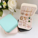 Portable Jewelry Storage Box 2023 New High-end Exquisite Large Capacity Travel Jewelry Bag Jewelry Box Organizer