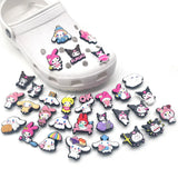 30kinds of Aoger Sanrio Shoe Charms for Clogs Sandals Decoration Shoe Accessories Charms