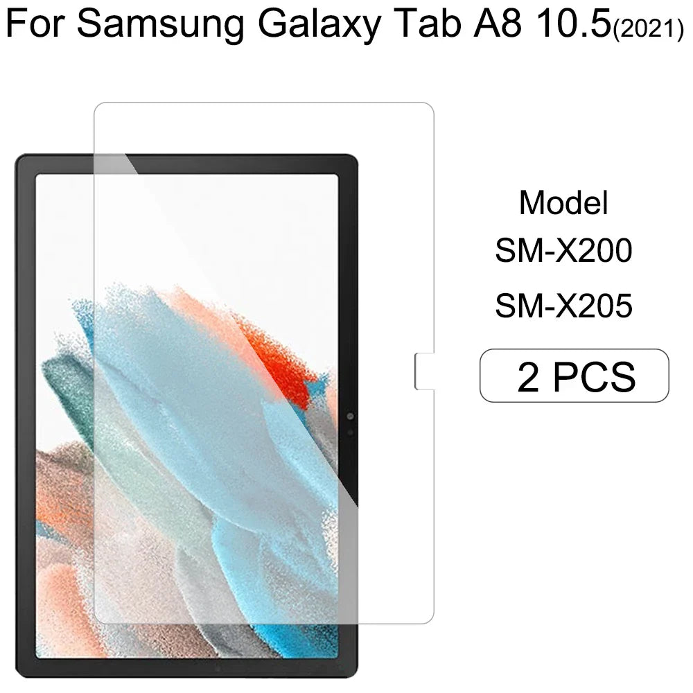 Tablet Tempered glass film For Samsung Galaxy Tab A 10.1" 2016 Proof Explosion prevention Screen Protector 2Pcs SM-T580 T585