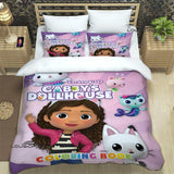 Gabby's Dollhouse Bedding Sets exquisite bed supplies set duvet cover bed comforter set bedding set luxury birthday gift