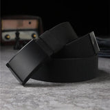 A suit of men elastic elastic elastic automatic buckle belt casual woven outdoor zippy belt using daily commuting