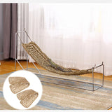 2 Pcs Climbing Pet Hammock Lizards Toys Seagrass Reptile Beds Hammocks Seaweed Hide Summer Reptiles Hanging Cushions