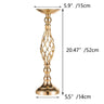 Table Candle Holder Arrangement Gold Iron Vase Twisted Path Candle Holder Wedding Flower Wedding Props Home Furnishings