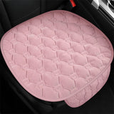 Winter short plush car single piece seat cushion thickened warm front single seat square cushion rear row long cushion