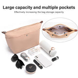 WUTA Bag Organizer Insert For Longchamp Tote Bags Handbag S/M/L,Luxury Nylon Purse Organizer Zipper Inner Bag Accessories Shaper