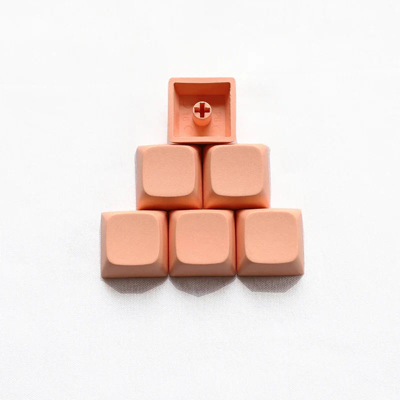 XDA 1u Keycaps Blank Thick PBT Material for Gateron Kailh Cherry MX Switches of Mechanical Keyboards DIY