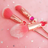 makeup brushes sailor moon Anime Cardcaptor Sakura Makeup Brushes Set Tools Kit Powder Loose Eye Shadow Blush Synthetic