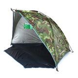 2 Persons Camping Tent Single Layer Outdoor Tent Anti UV Beach Tents Sun Shelters Awning Shade for Fishing Picnic Park