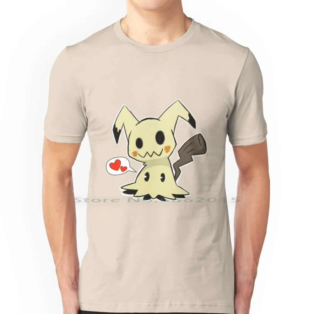 Little Mimikyu T Shirt 100% Cotton Mimikyu Cute Short Long Sleeve Tee Top