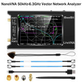 Newest NanoVNA Spectrum analyzer LiteVNA 50kHz-6.3GHz Vector Network Analyzer Antenna Analyzer Support Data Storage litevna 64