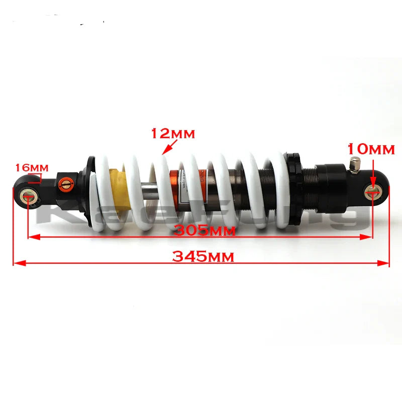 260/305mm rear shock absorber damping adjustable suitable for cross-country motorcycle rear shock absorber Accessories