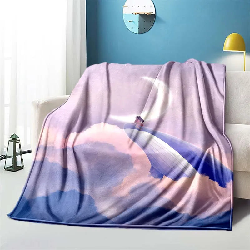 Lovely girl blanket sofa blanket air conditioning cover blanket blankets for beds cute blanket children‘s blanket