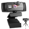 1K/2K/4K/8K Webcam with Mic & Privacy Cover &Tripod for PC Laptop USB Autofocus Computer Camera for YouTube