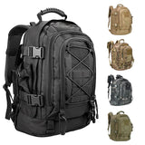 Expandable Extra Large 60L Tactical Backpack for Men Women Outdoor Water Resistant Hiking Backpacks Travel Back Pack Laptop Bag