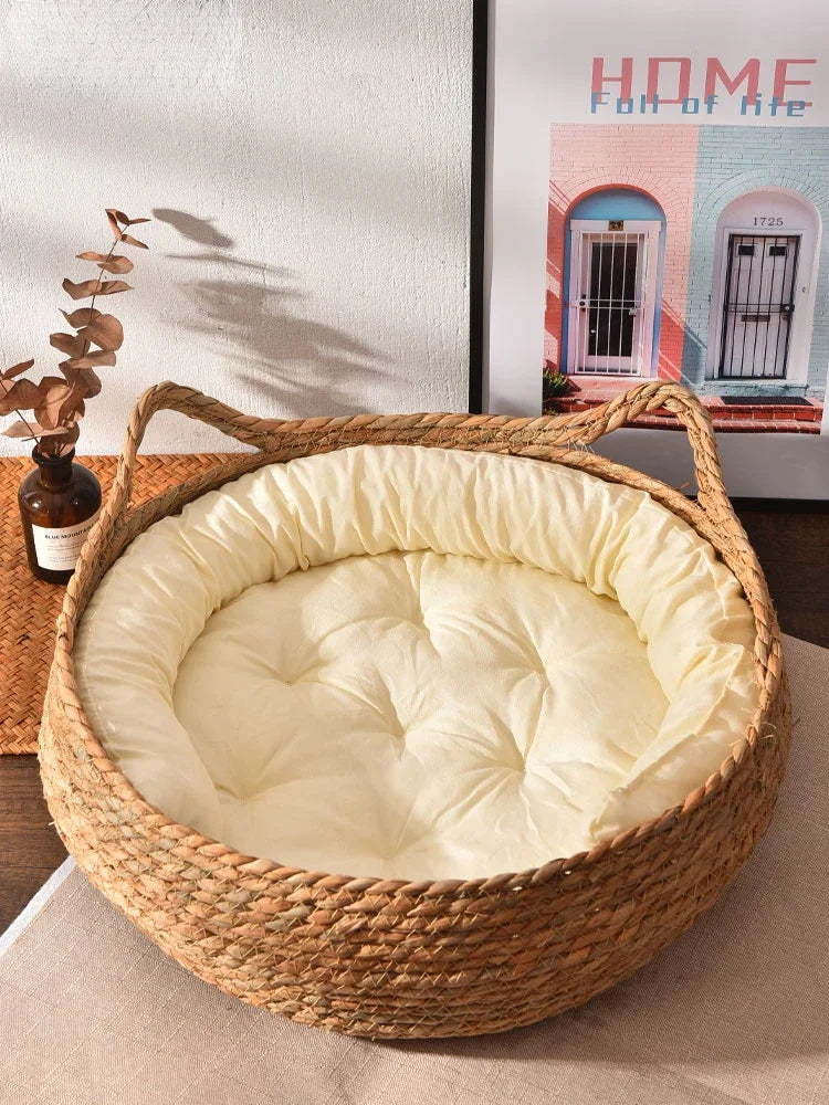 Bed Cat House Nest Summer Cool Nest Four Seasons Universal Cat Scratching Board Outdoor Pet Cat Supplies Mat Pet Furniture
