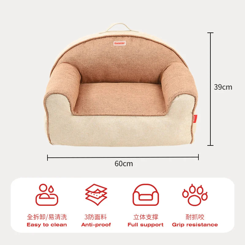 Breathable Cozy Sofa Bed Fashion Dogs Nest Blankets Habitats Cat Snuffle Mat Fluffy Light Weight Cama Para Gatos Pet Supplies