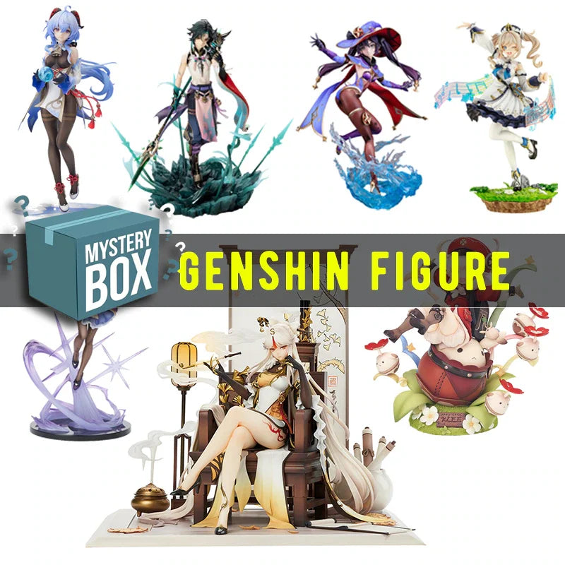 Genshin Impact Mystery Box Anime Figure Game Action Figure Blind Box Lucky Model Doll