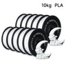 Geeetech 10Kg PLA Filament Plastic For 3D Printer 1.75mm,Tangle-Free, 3d Printing Wire Materials Vacuum Packaging