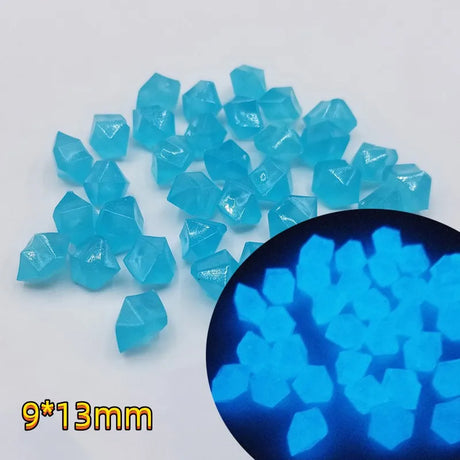 1000/500Pcs Garden Decoration Outdoor Luminous Stones Glow In The Dark Pebbles Aquarium Fish Tank Yard Decor Crystals Rocks Bulk