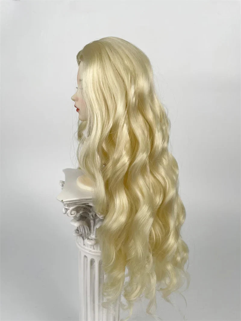 Sd/bjd Wig 1/3 1/4 1/6 High Temperature Silk Split Scalp Style Big Wave Various Colors In Stock
