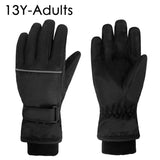 High Quality Kids Ski Gloves Winter Snowboard Snow Children Glove for Boys Girl Waterproof Thicken Mittens Keep Finger Warm 2023