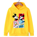 Sweatshirts Manga Anime Mickey Minnie Mouse Hoodie Kid Girl Boy Sweatshirt Hoody Cartoon Children Cute Clothes Baby Top Pullover