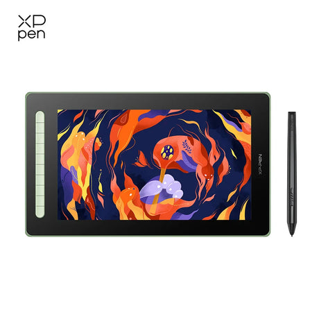 XPPen Artist 16 Graphic Tablet Monitor Drawing Pen Display 127% sRGB X3-powered Stylus 10 Keys Tilt Support Windows Mac Android