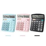 Desktop Calculator Standard Function Calculator with 12-Digit Large LCD Display Solar & Battery Dual Power for Home Basic