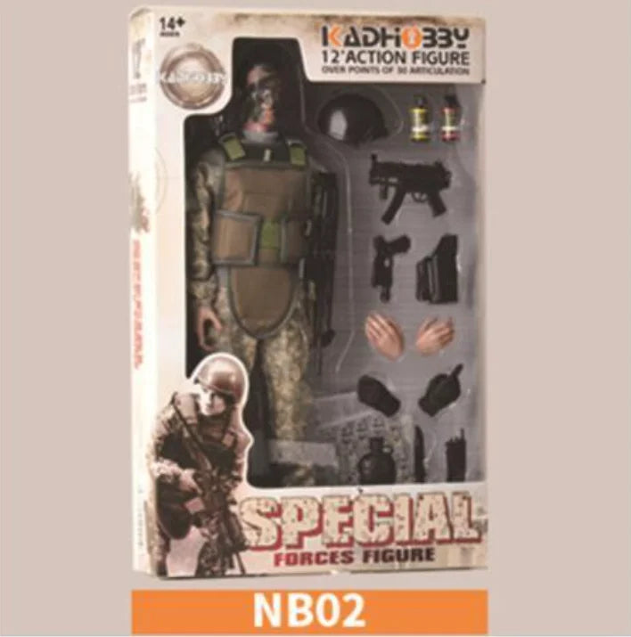 Collection NB01A NB02A NB03A NB04 NB05 NB07 NB08 1/6 Military Army Combat Swat Police Soldier ACU Forces Action Figure Model