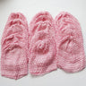 20/80pcs Children Elastic Crochet Knitting Nightcap Soft Crochet Sleeping Hat for Baby Girls Relaxing Hair Mobcap Accessories