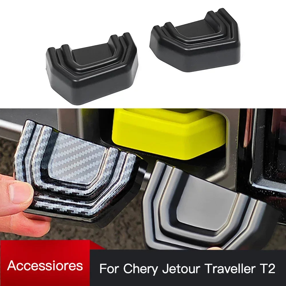 Trailer Hook Cover Modified Exterior Trim Off-road Trailer Cover Trim Stickers For Chery 23 24 Jetour Traveller Jetour T2