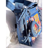 Richme Idol Card Women Ita Bags Fashion New Denim Subculture DIY Crossbody Shoulder Bags Harajuku Korean Style Bolso Mujer