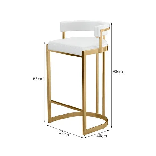 Garden Reception Counter Bar Stools Metal Designer High Computer Space Saving Bar Chair Comfortable Taburete Alto Home Furniture