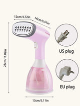 Steamer Iron for Clothes Handheld Garment Steamer 1500W Mini Portable Travel Household Fabric Wrinkle Remover 15s Fast Heat-up