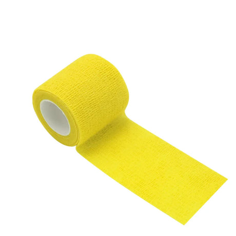 12pcs/Lot 5*450cm Disposable Cohesive Tattoo Grip Tape Wrap Elastic Bandage Rolls For Tattoo Machine Grip Tube Accessories