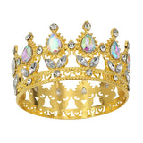 Baroque Vintage Princess Queen Bridal Crown Headwear Crystal Tiara For Women Wedding Crown Hair Dress Accessories Jewelry