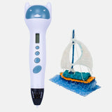 Magical 3D Drawing Pen for Kids - Creative Christmas Gift with LCD Screen Display