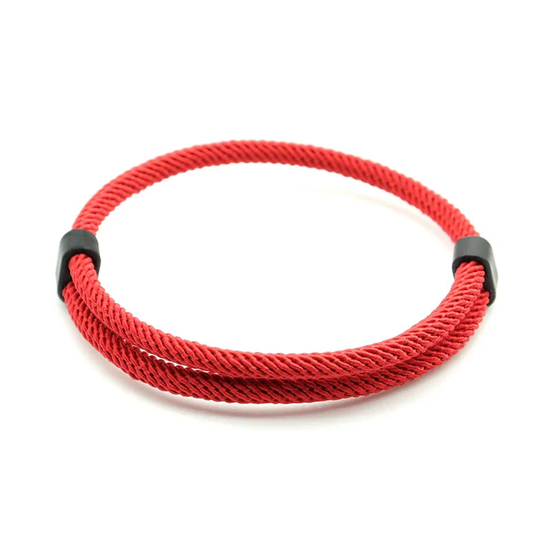 Adjustable Rope Bracelet Men Women Minimalist Friendship Braclet Lucky Red Thread Braslet Pulseras Gift For Lovers Joias