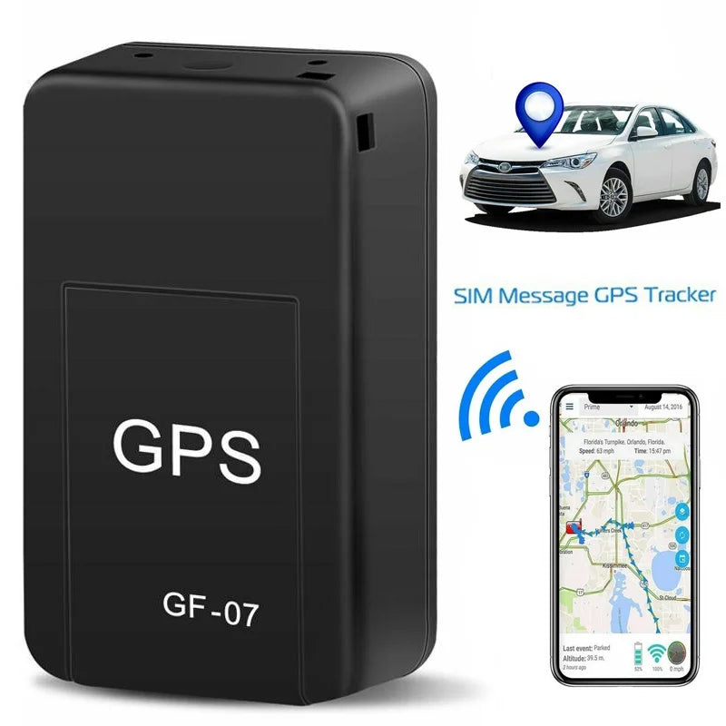 GF-07 Mini GPS Tracker Magnetic Mount Car Motorcycle Real Time Tracking Anti-lost Locator SIM Positioner Auto Accessories