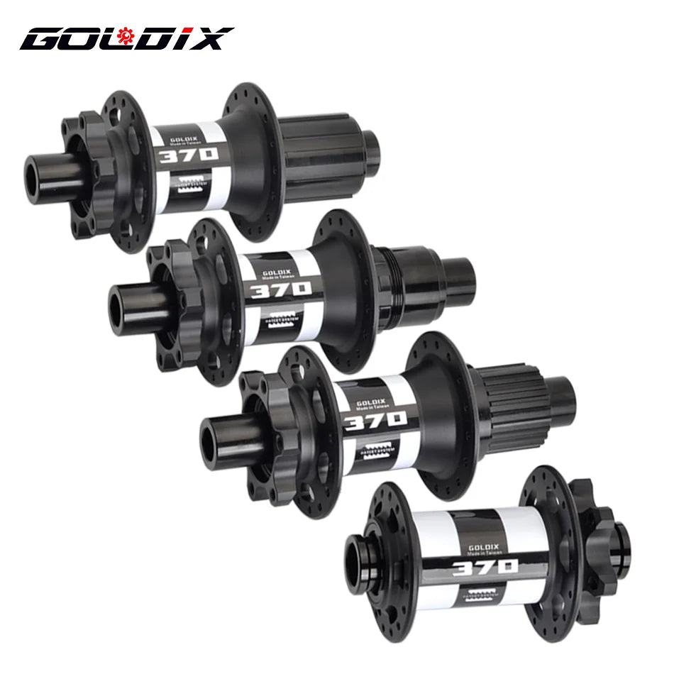 GOLDIX GDX370 Bicycle Hub Sealed Bearing 6-bolt Disc Brake Straight Pull 32 Holes Ratchet 36T BOOST MTB Hub for Shimano