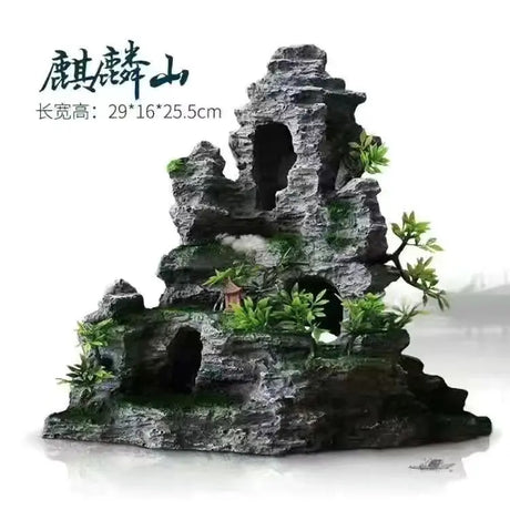 Fish Tank Landscaping Simulation Rockery Layout  Aquarium Decoration Set Decorations Size Combination Package