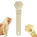 Pet Feed Spoon Wet Treat Feeder Spoon Snack Liquid Food Feeding & Watering Supplies For Indoor Kitten Treat Accessories W2f5